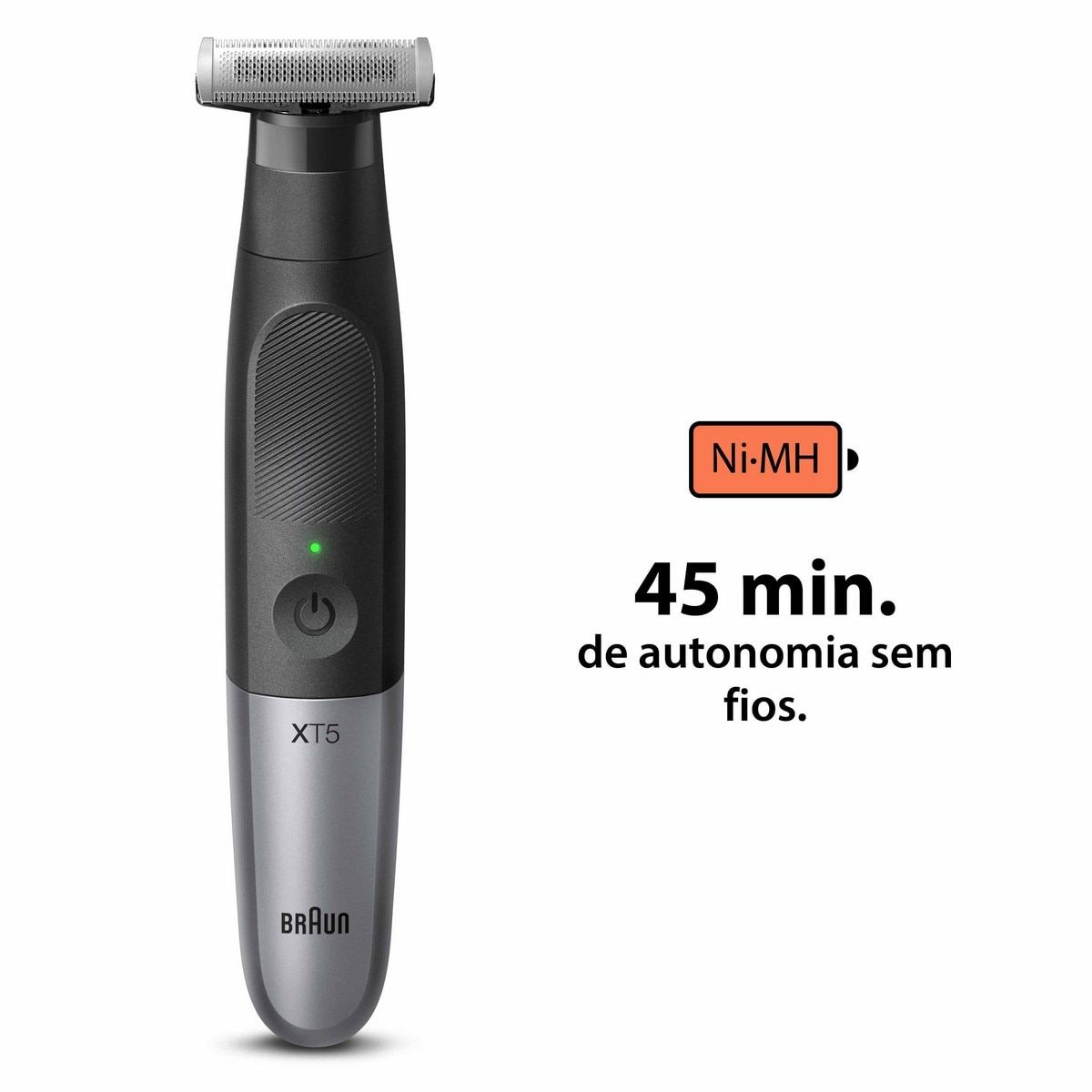 Aparador de Barba Braun XT5100 Autonomía 45 min - Preto e Cinzento Cinzento-7