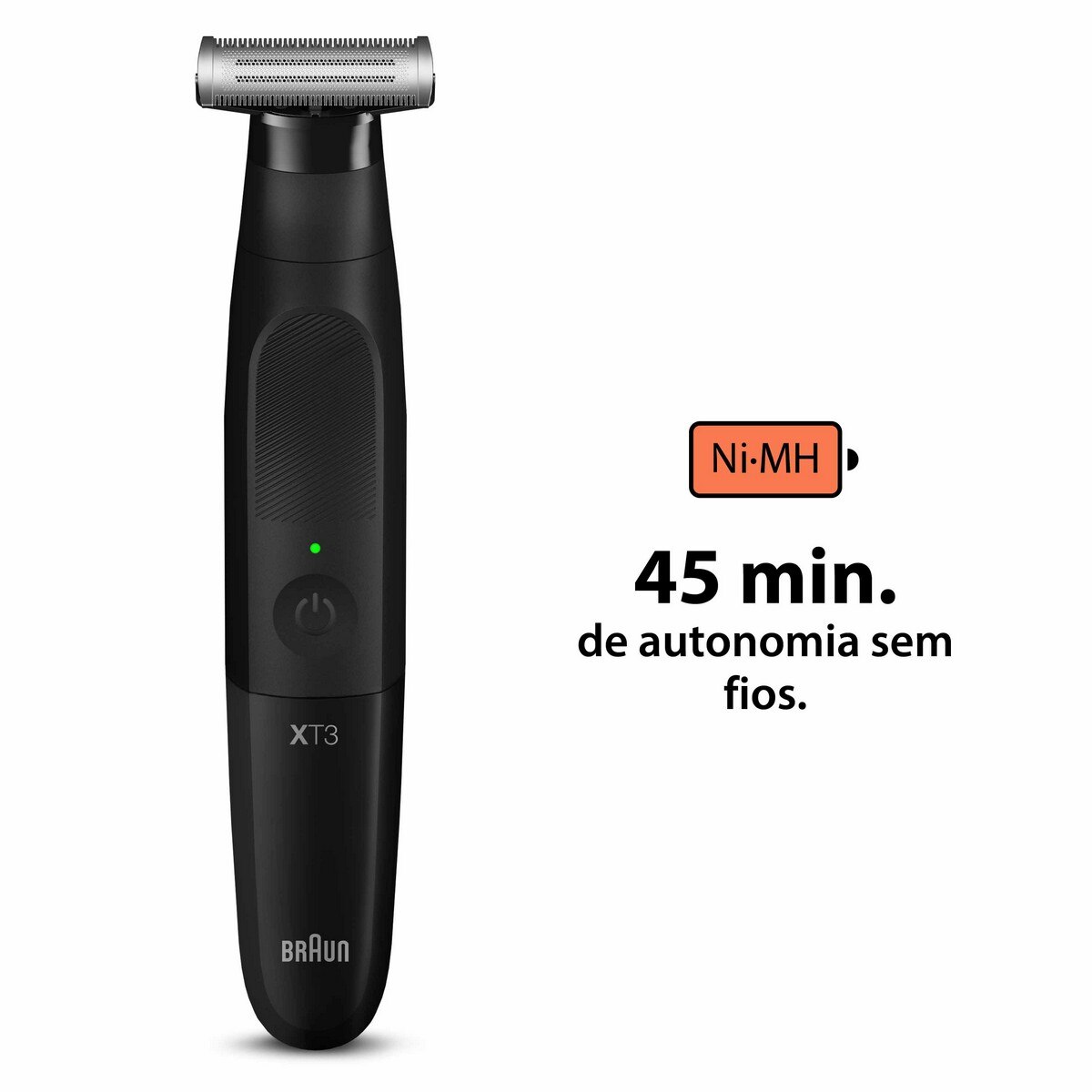 Aparador de Barba Braun XT3200 Autonomia 45 min - Preto Preto-7