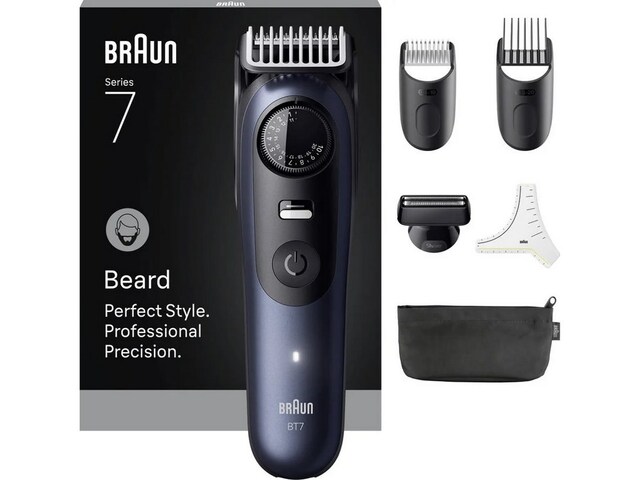 Imagem 0 de Aparador de Barba Braun Series 7 BT7520 com 40 Ajustes de Comprimento