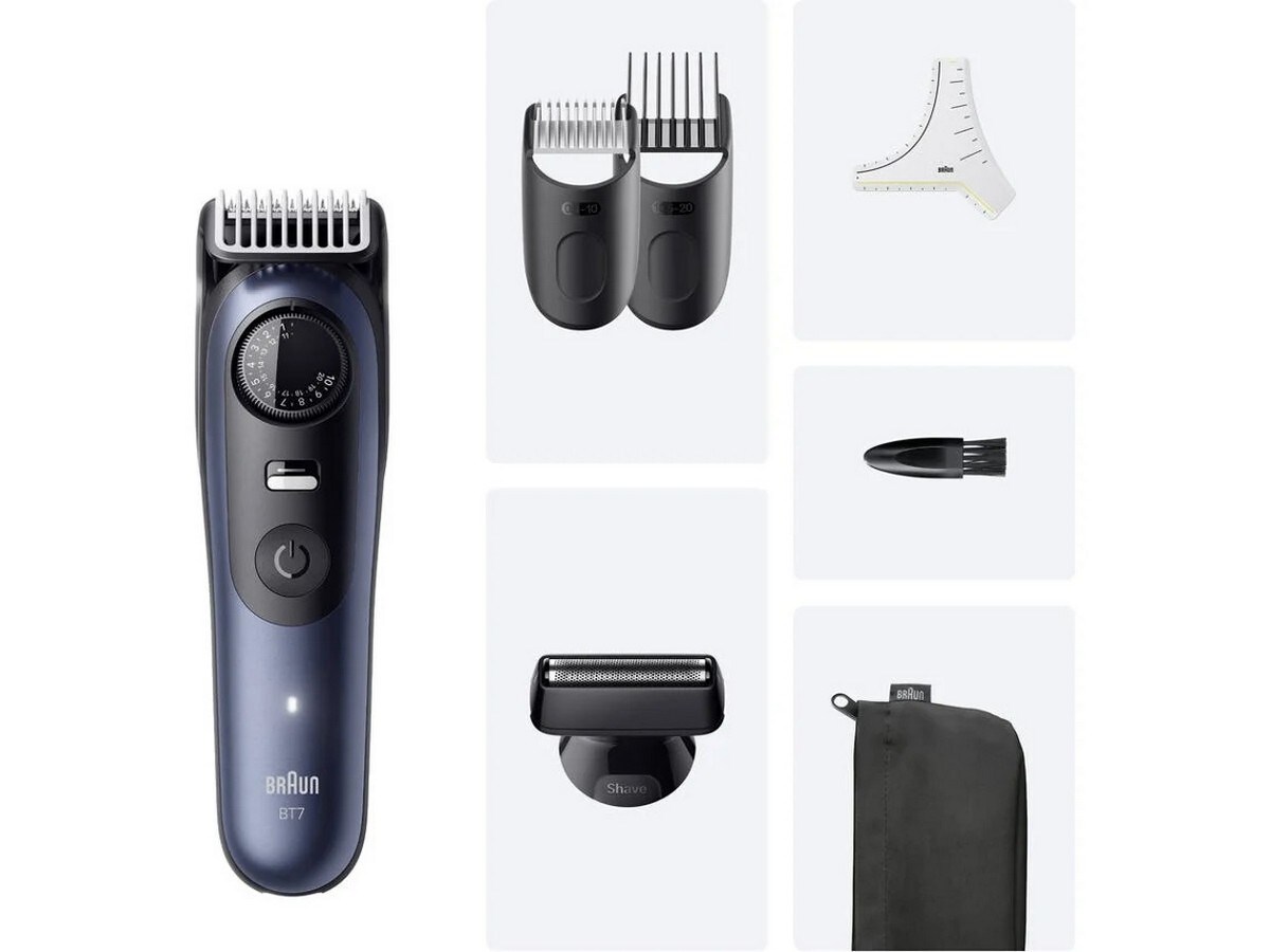 Aparador de Barba Braun Series 7 BT7520 com 40 Ajustes de Comprimento 2