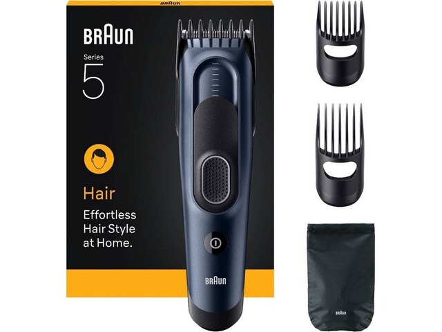 Imagem 0 de Aparador de Cabelo Braun HC5550 Autonomia de 50 min, Bateria