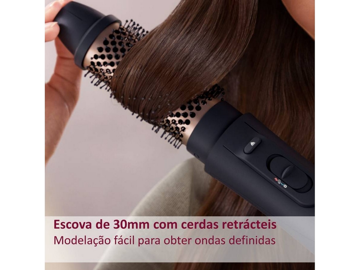 Escova Modelador de Cabelo Philips BHA530/00 de 1000 W - Preto Preto-5