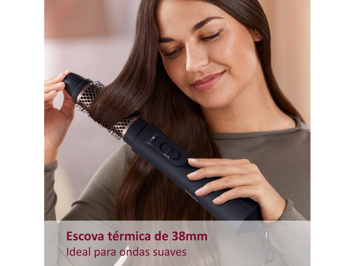 Escova Modelador de Cabelo Philips BHA530/00 de 1000 W - Preto Preto-6
