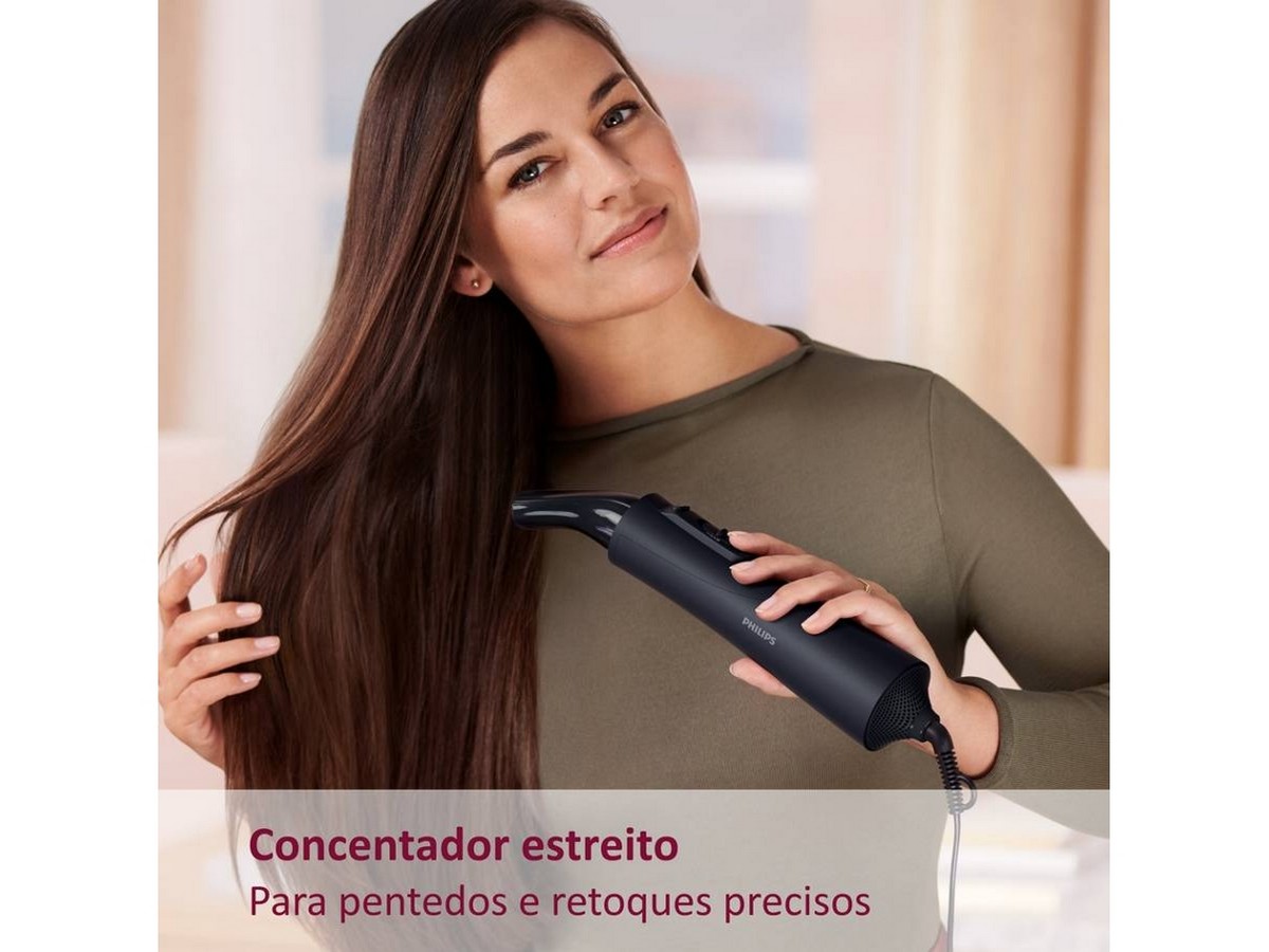 Escova Modelador de Cabelo Philips BHA530/00 de 1000 W - Preto Preto-7