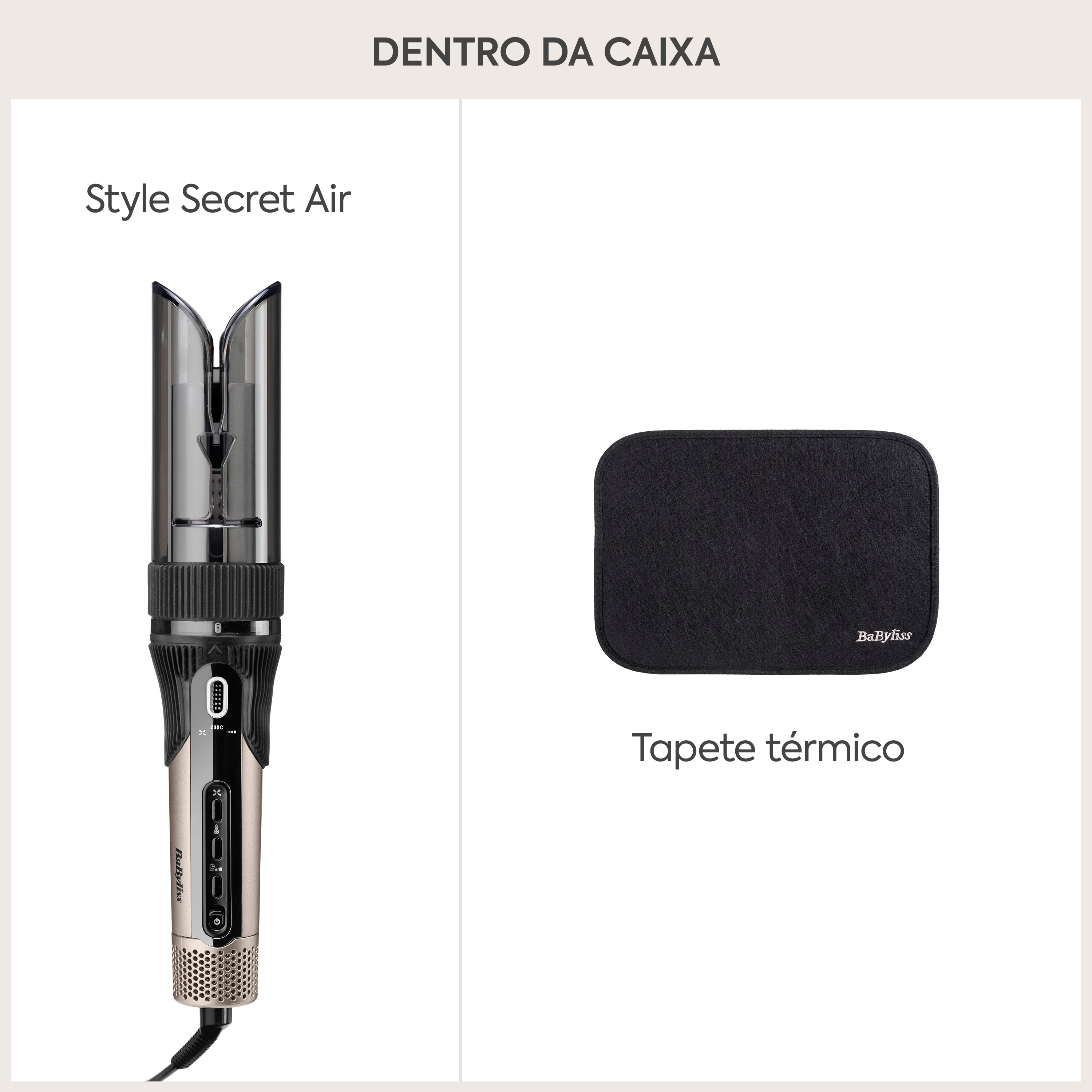 Modelador Automático BaByliss Style Secret Air C6688E, Tecnologia Auto Curl, 11 Configurações de Penteado, Ondas Naturais, Caracóis Definidos, Sem Embaraços Preto-8