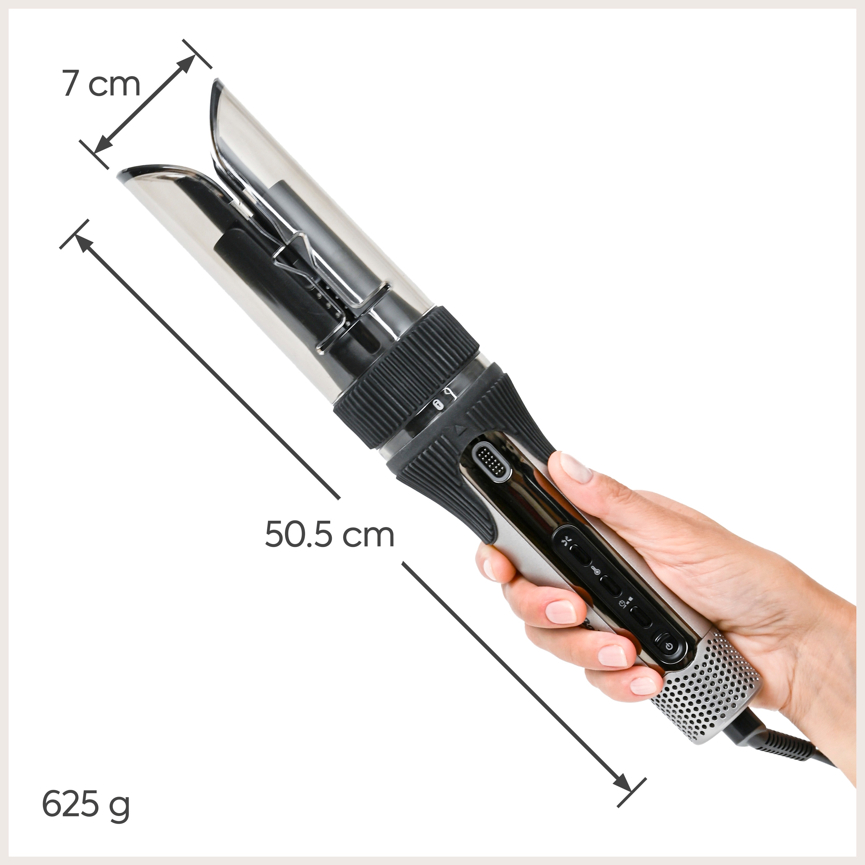 Modelador Automático BaByliss Style Secret Air C6688E, Tecnologia Auto Curl, 11 Configurações de Penteado, Ondas Naturais, Caracóis Definidos, Sem Embaraços Preto-10