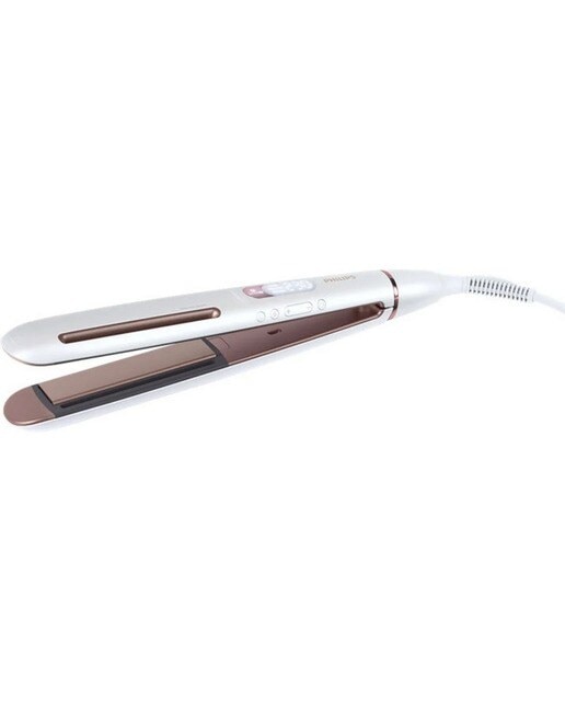Imagem 0 de Alisador de Cabelo Philips BHS830/00 de 3 Níveis de Temperatura e de 120 °C a 230 °C - Rosa e Branco