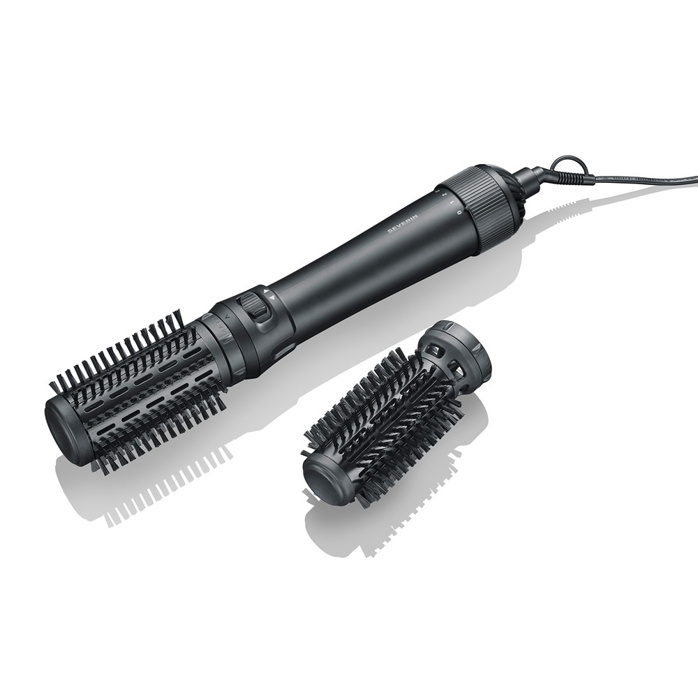 Escova Rotativa Severin WL0241 Modelador de Cabelo de 1000 W - Preto Preto-1