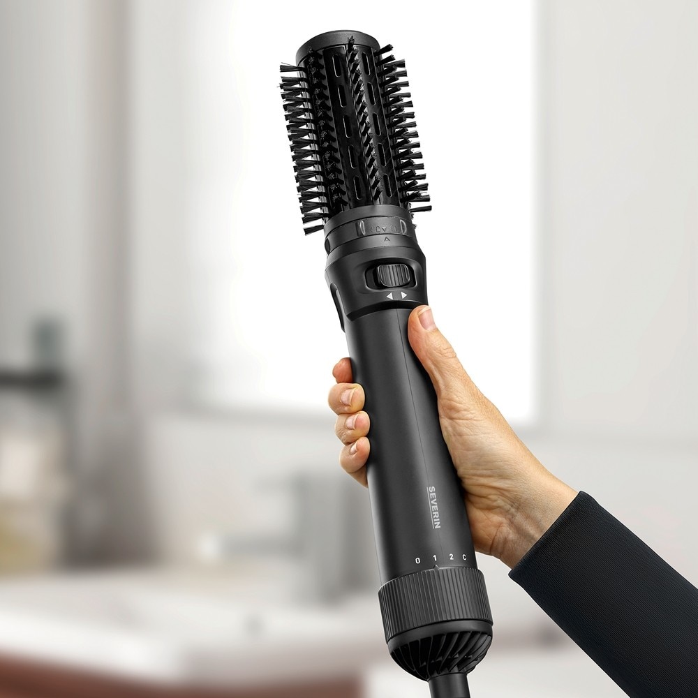 Escova Rotativa Severin WL0241 Modelador de Cabelo de 1000 W - Preto Preto-6