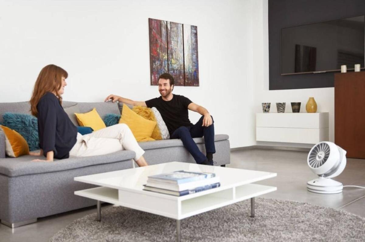 Climatizador Rowenta HQ7152F0 Air Force Intense 2 em 1 Ventoinha e Aquecedor - Branco e Prata 8