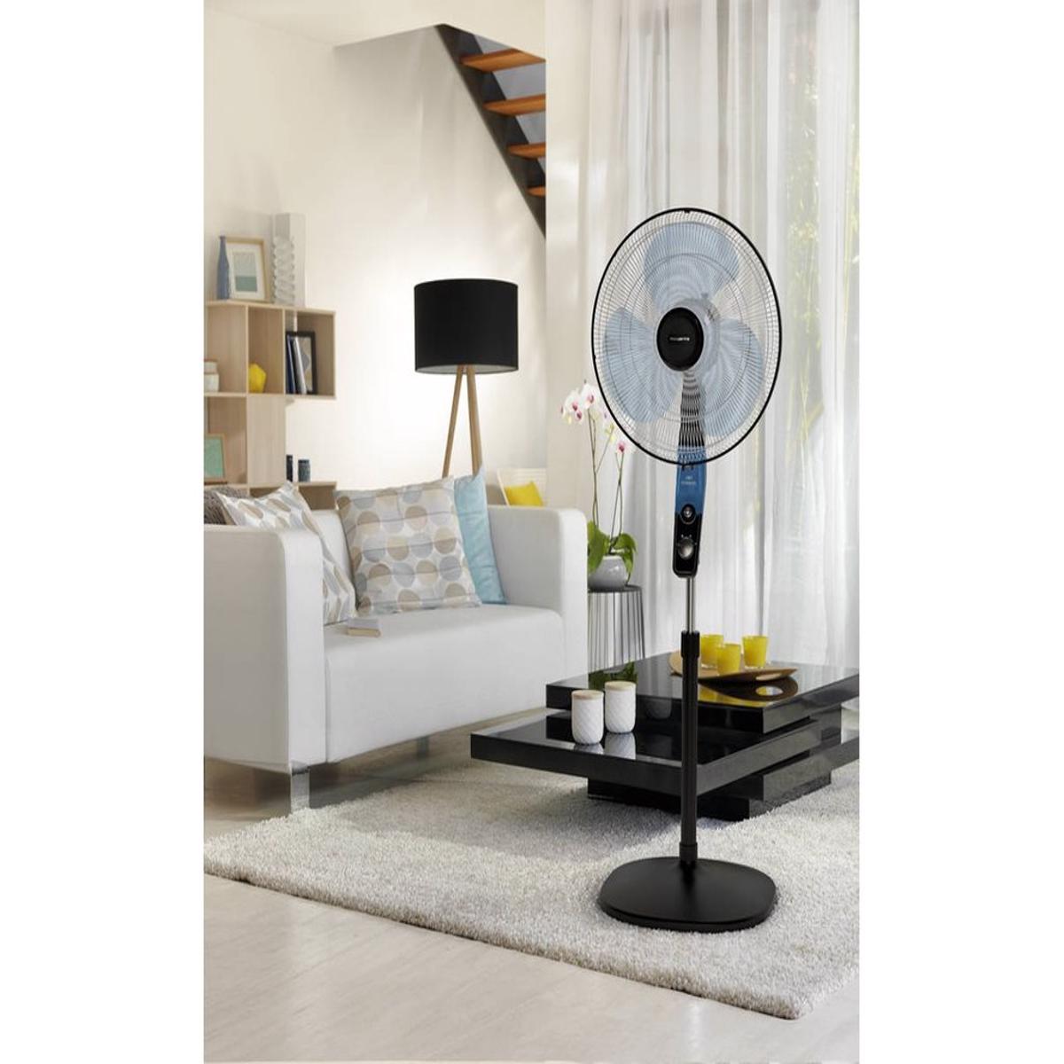 Ventoinha de Pé Rowenta Essential+Difusor VU4420F0 com 3 velocidades e 60 W - Preto 4