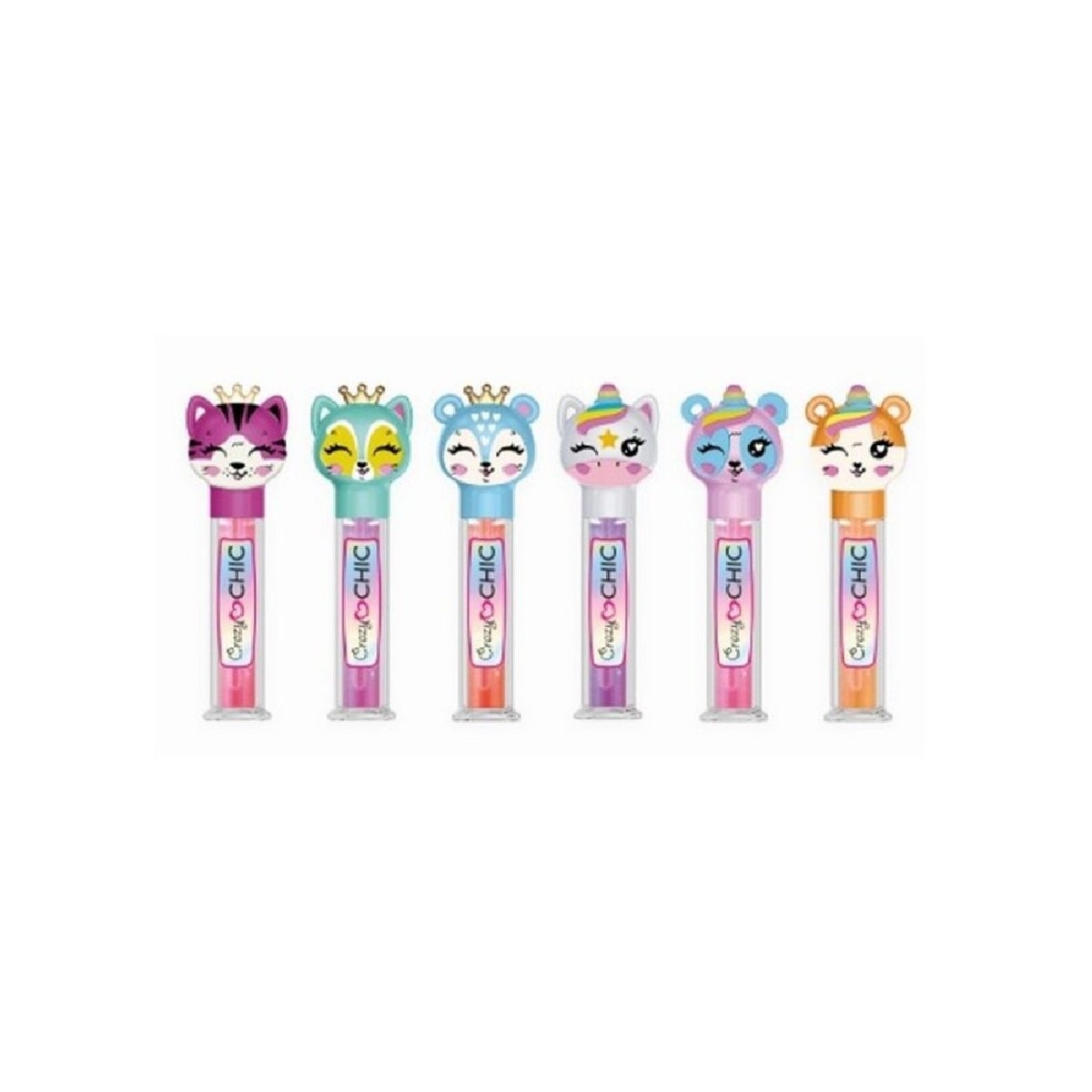 Imagem 0 de Crazy Chic Lip Gloss Animals - Artigo Sortido. Envio realizado de forma aleatória