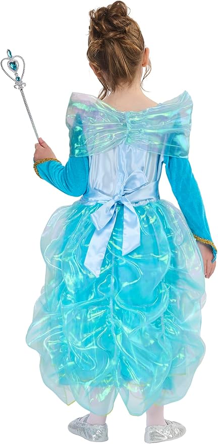 Disfarce Princesa Paraiso Azul Infantil 3