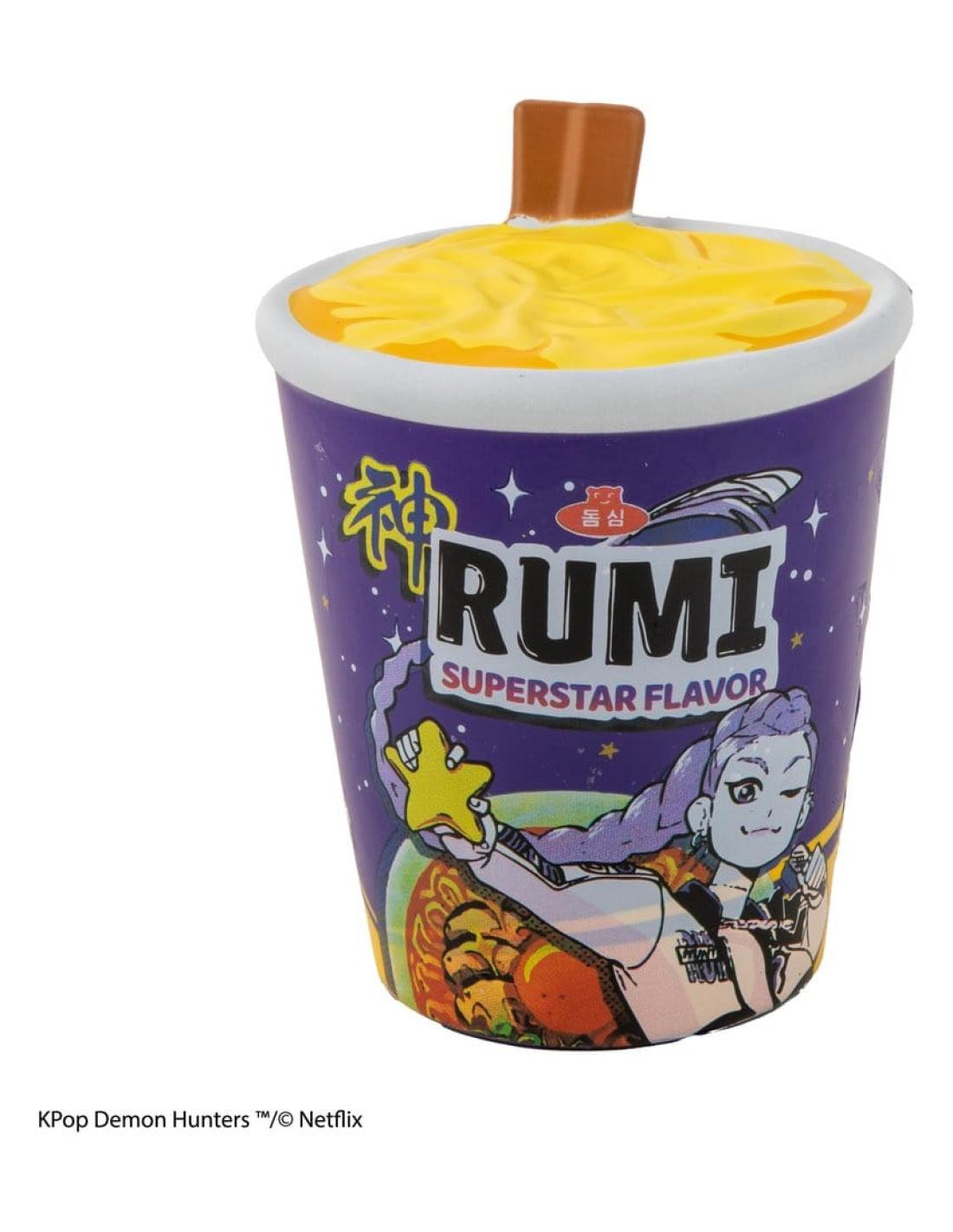 Imagem 0 de Brinquedo Anti-Stress Squishy, Rumi Superstar, Macarrão com Sabor KPop Demon Hunters