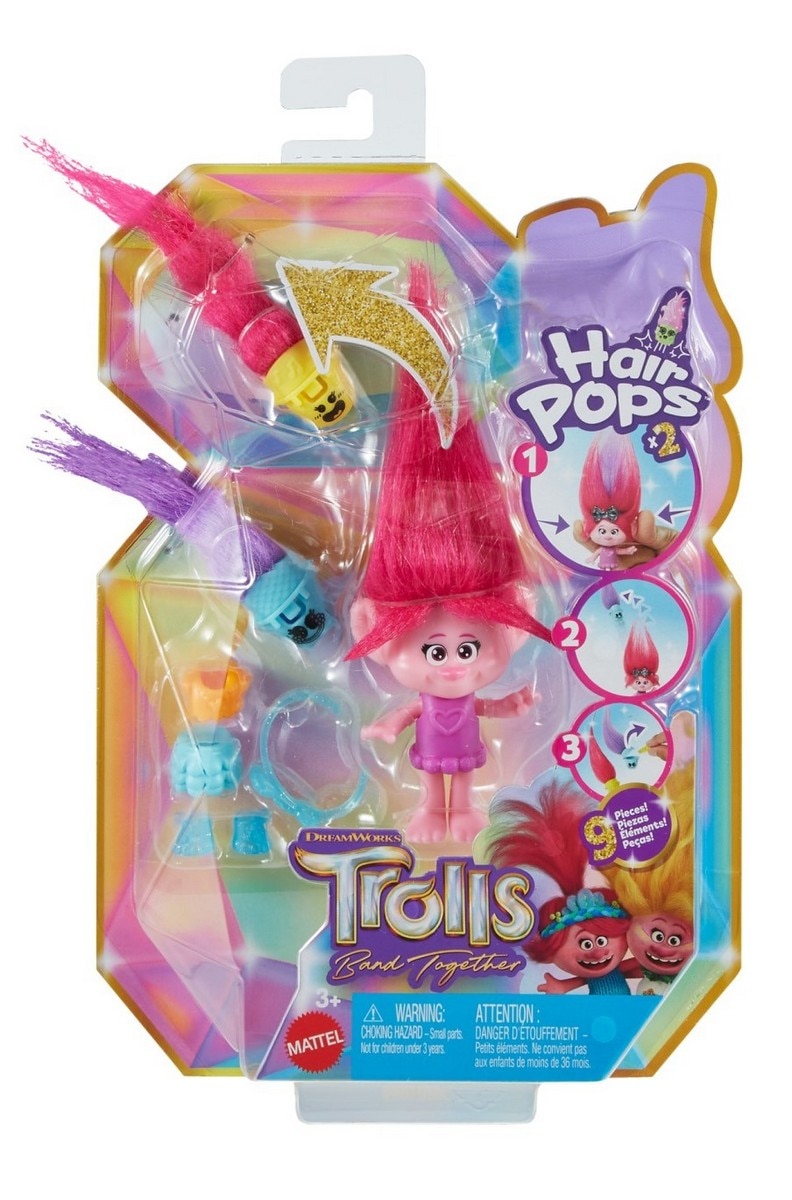 Minis Trolls Hair Pops Trolls Mattel 4