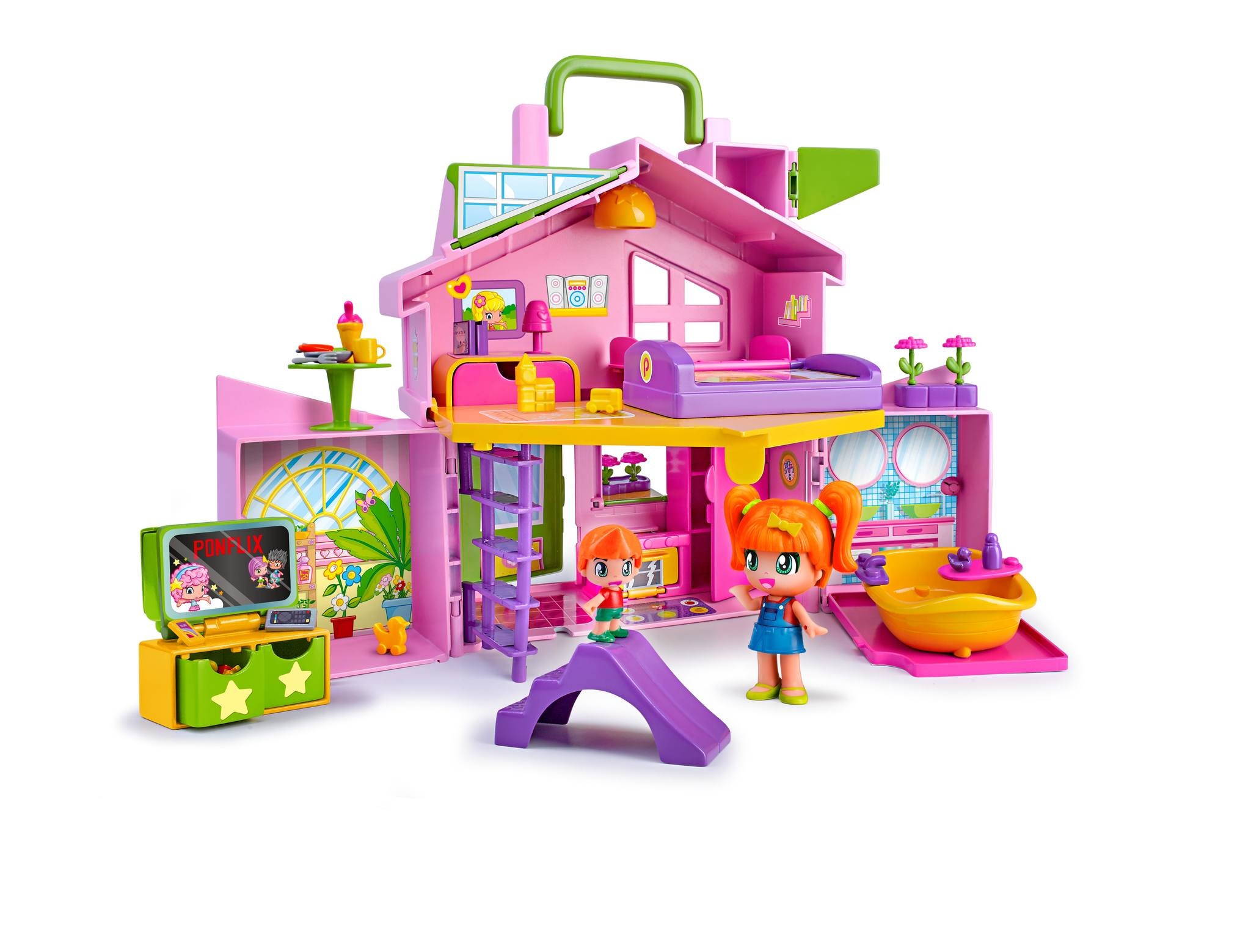 Pinypon Casa Maleta Rosa 2