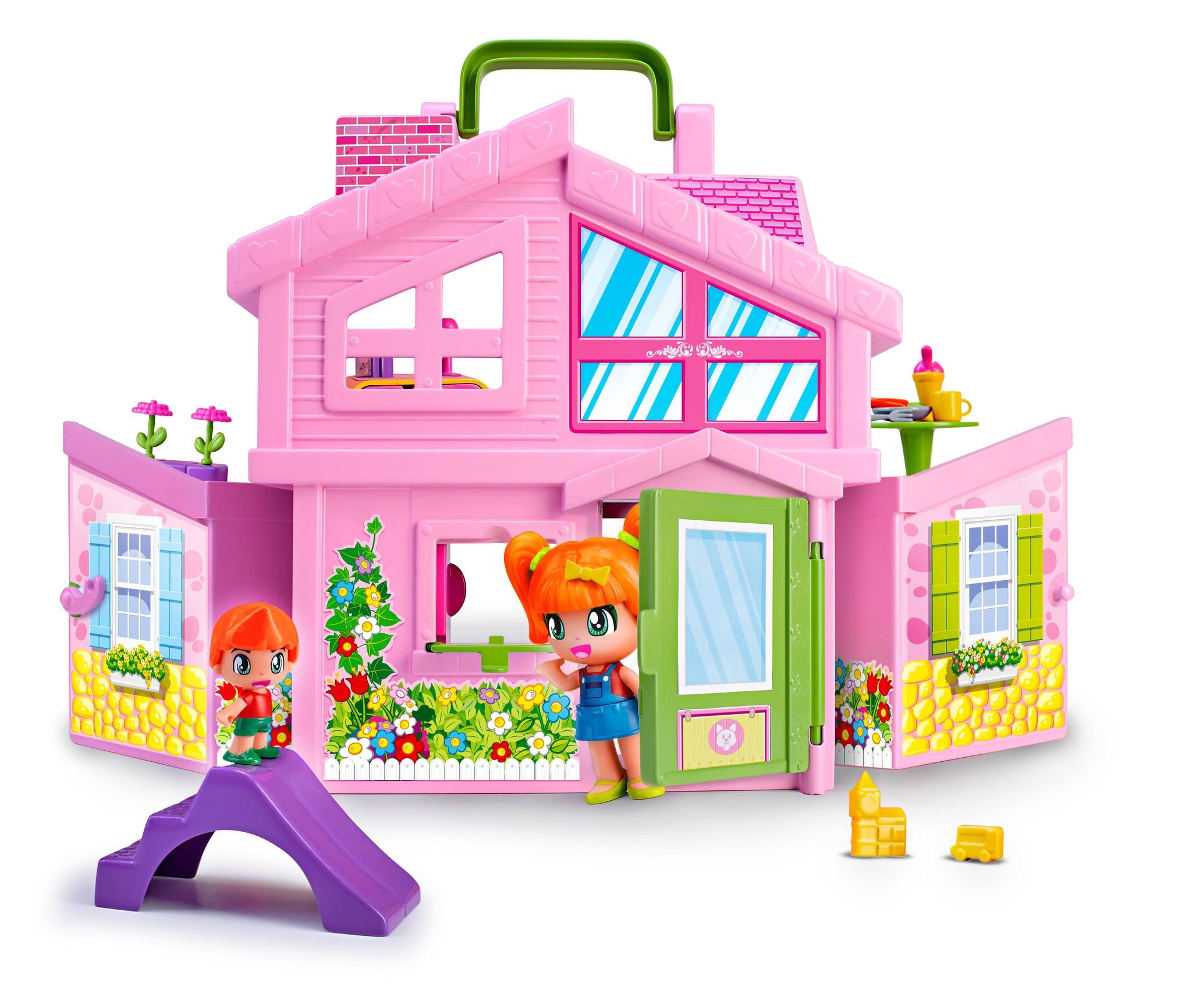 Pinypon Casa Maleta Rosa 3