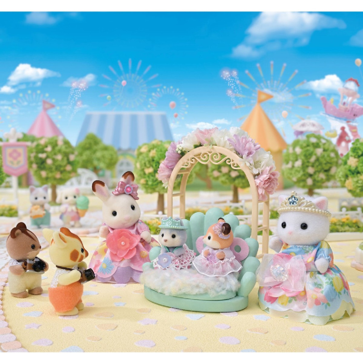 Sylvanian Families Conjunto Princesa em Florecente 8