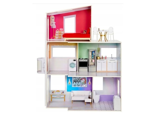 Imagem 0 de Casa de Bonecas de Madeira Town House Rainbow High