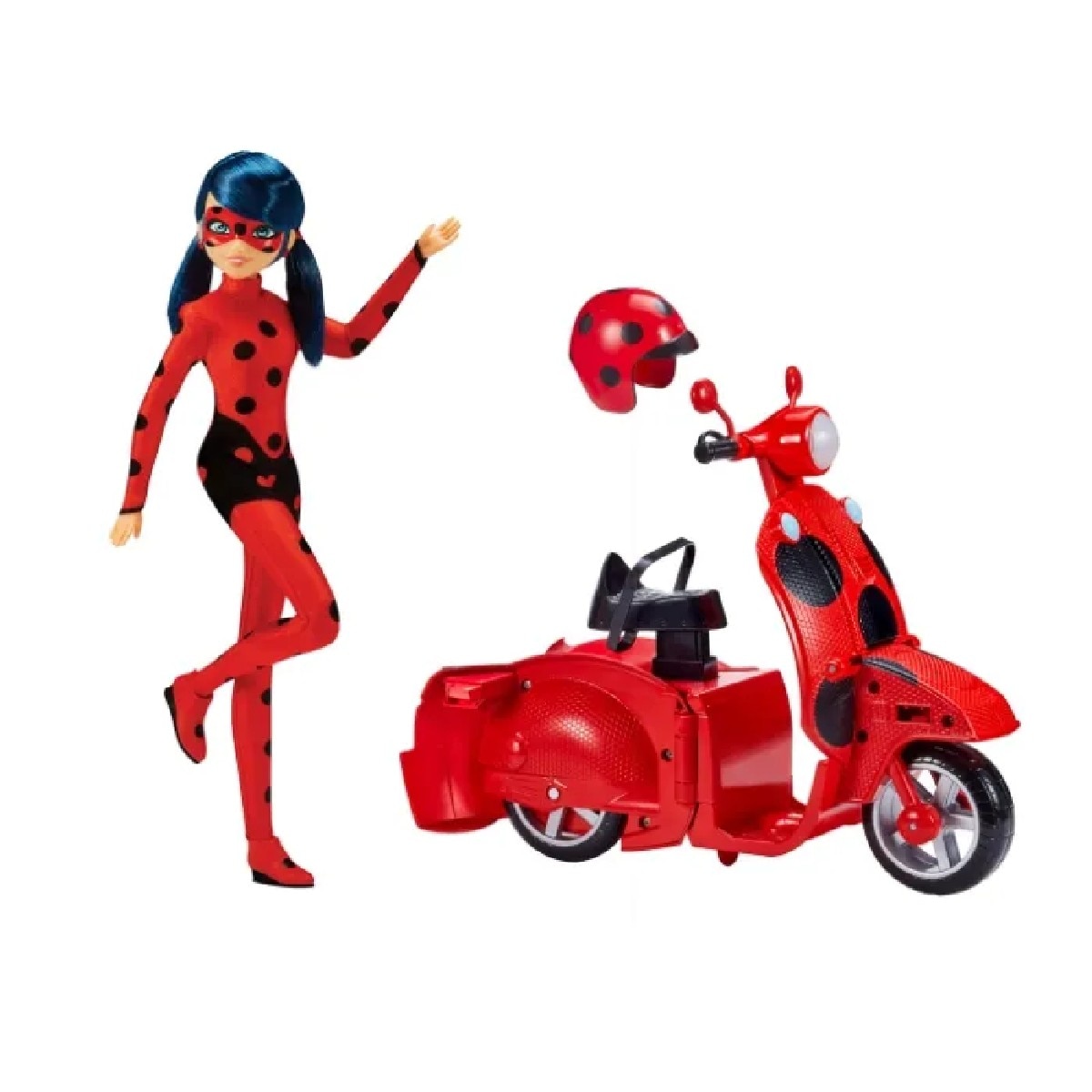 Imagem 0 de Miraculous Ladybug - Boneca com Scooter