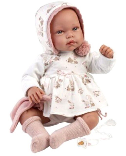 Boneca Tala Recém Nascida 44 cm com Mecanismo de Choro 1