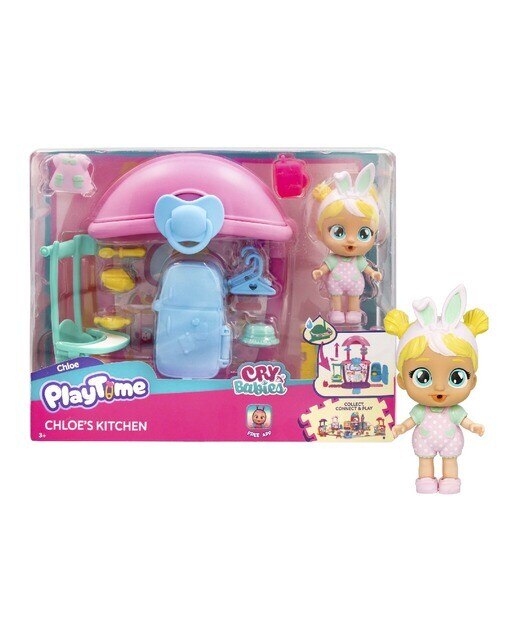 Boneca Bebé com Playset Chloe's Kitchen Playtime 1