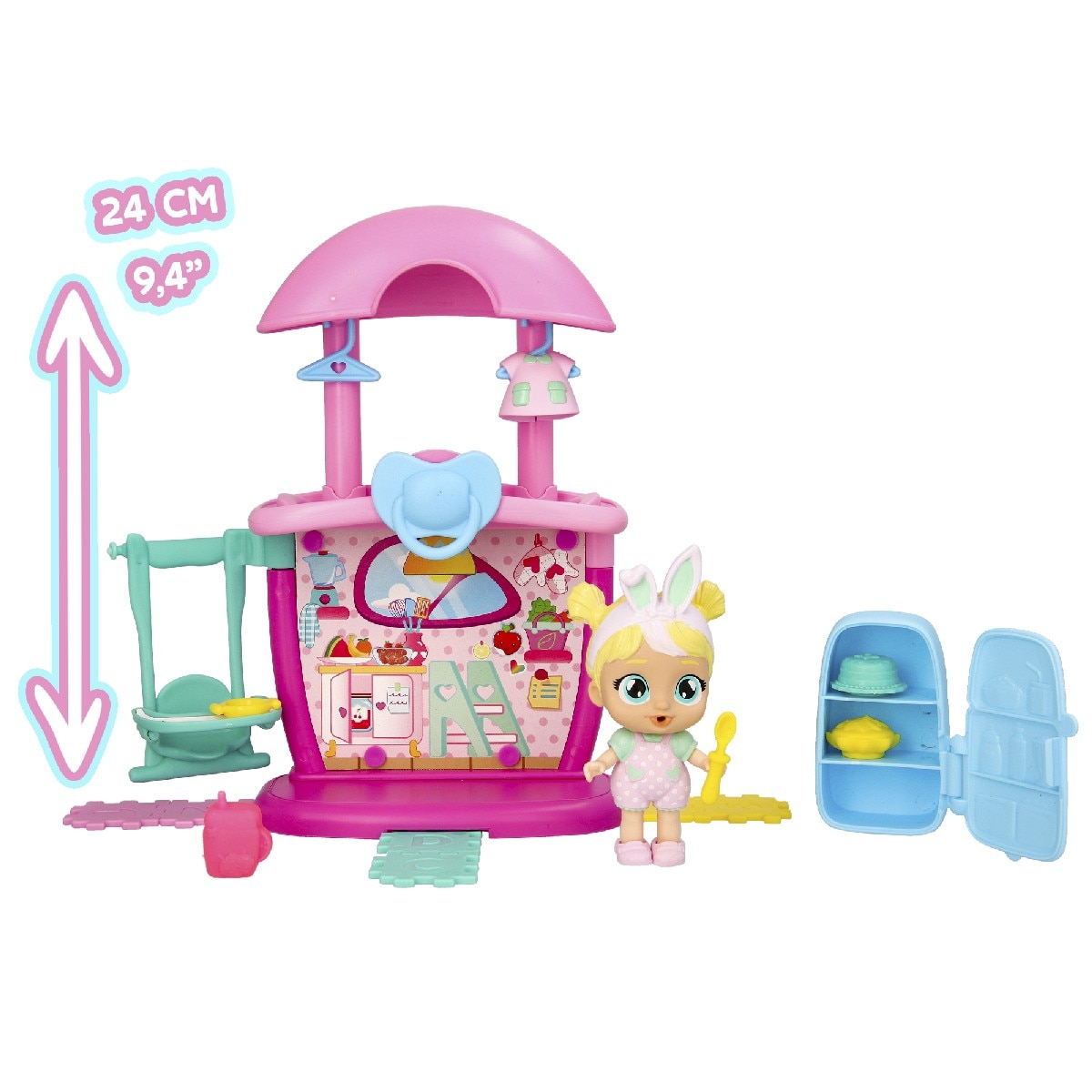 Boneca Bebé com Playset Chloe's Kitchen Playtime 6