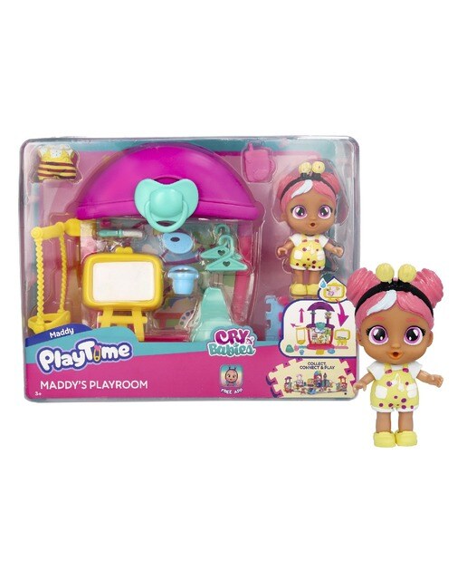 Boneca Bebé com Playset Maddie's Playroom Playtime 1