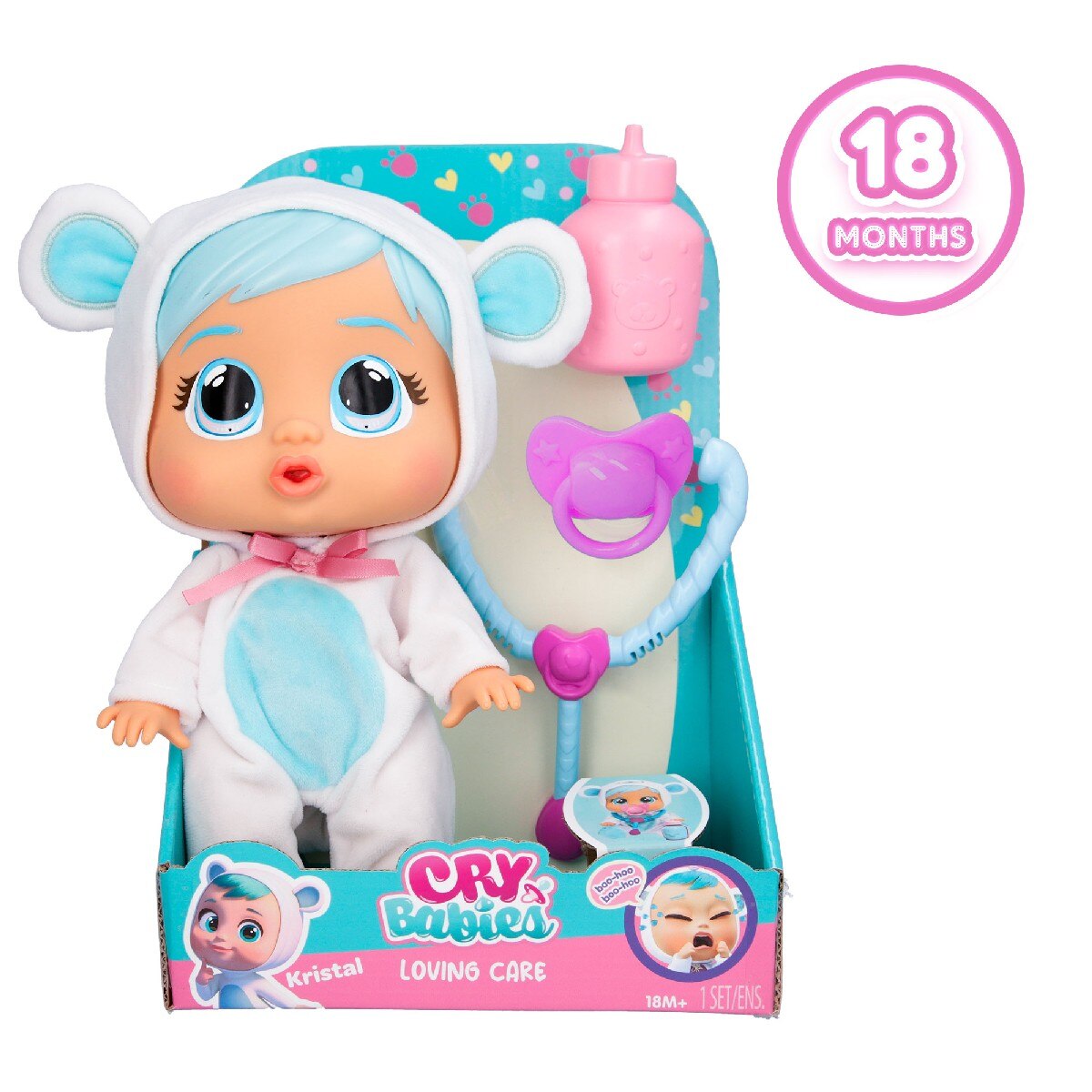 Boneco Bebé Loving Care Kristal 2