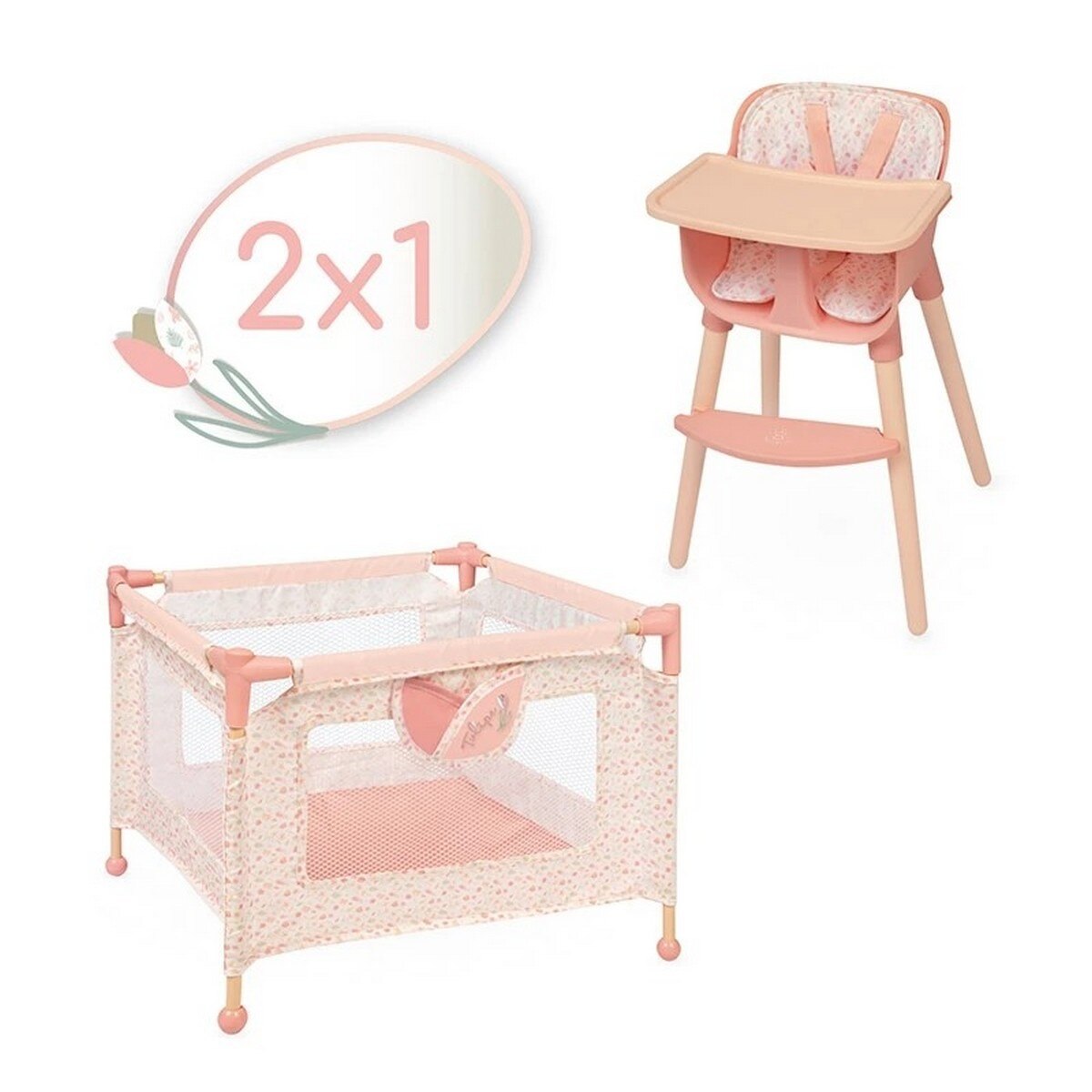 Imagem 0 de Conjunto Cadeira e Parque Tulipe 2x1