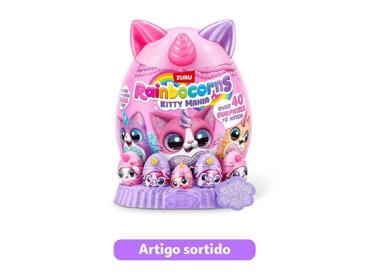 Imagem 0 de Peluche em Ovo com Surpresas Kittymania - Artigo Sortido. Envio realizado de forma aleatória
