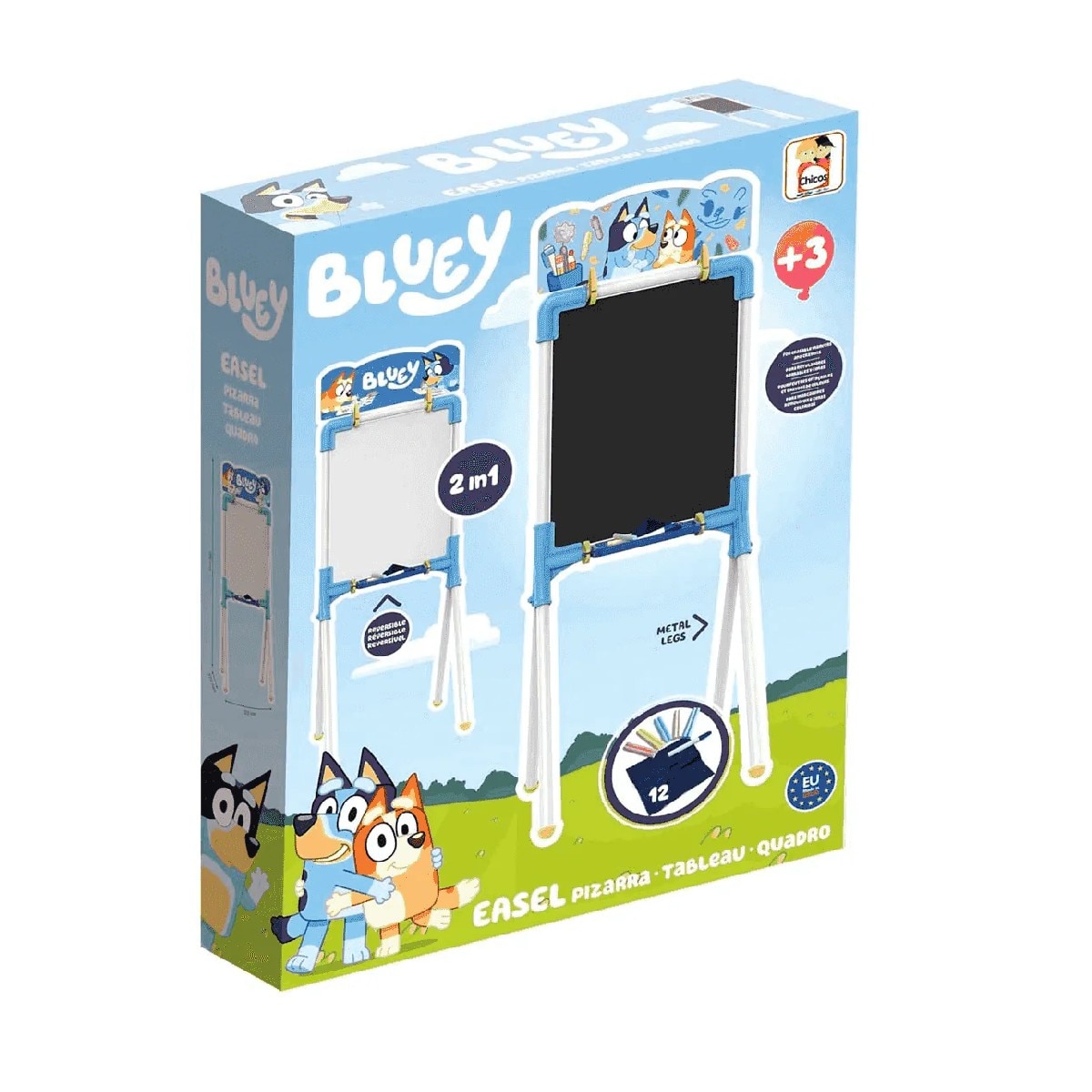 Mini Quadro do Bluey 2 em 1 2