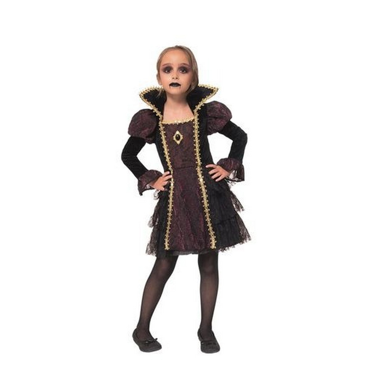 Imagem 0 de Disfarce Vampira Deluxe Infantil