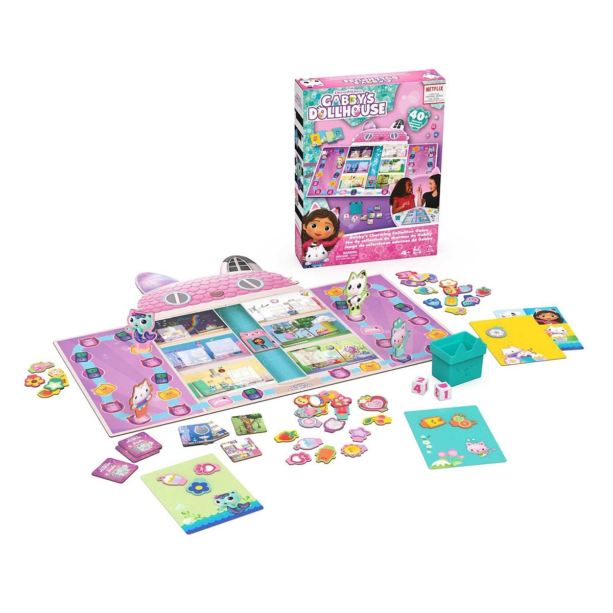 Gabby's Dollhouse - Jogo de Amuletos Colecionáveis 4