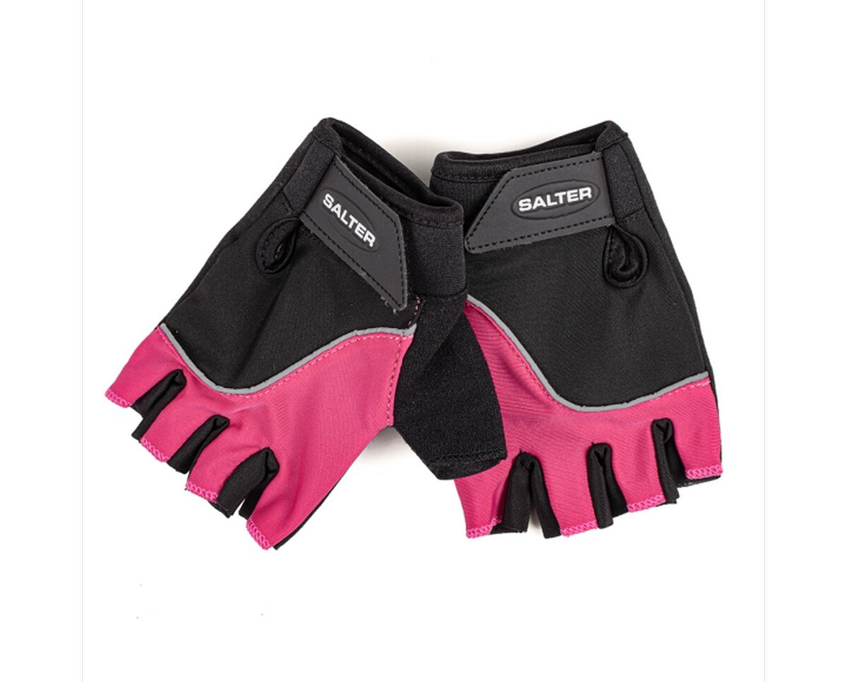 Luvas Fitness - Preto e Rosa 2
