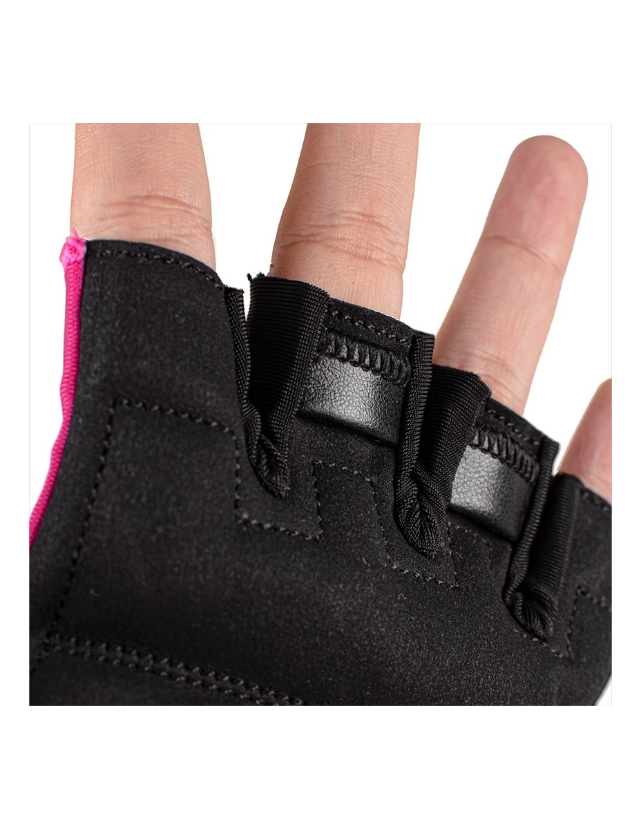Luvas Fitness - Preto e Rosa 3