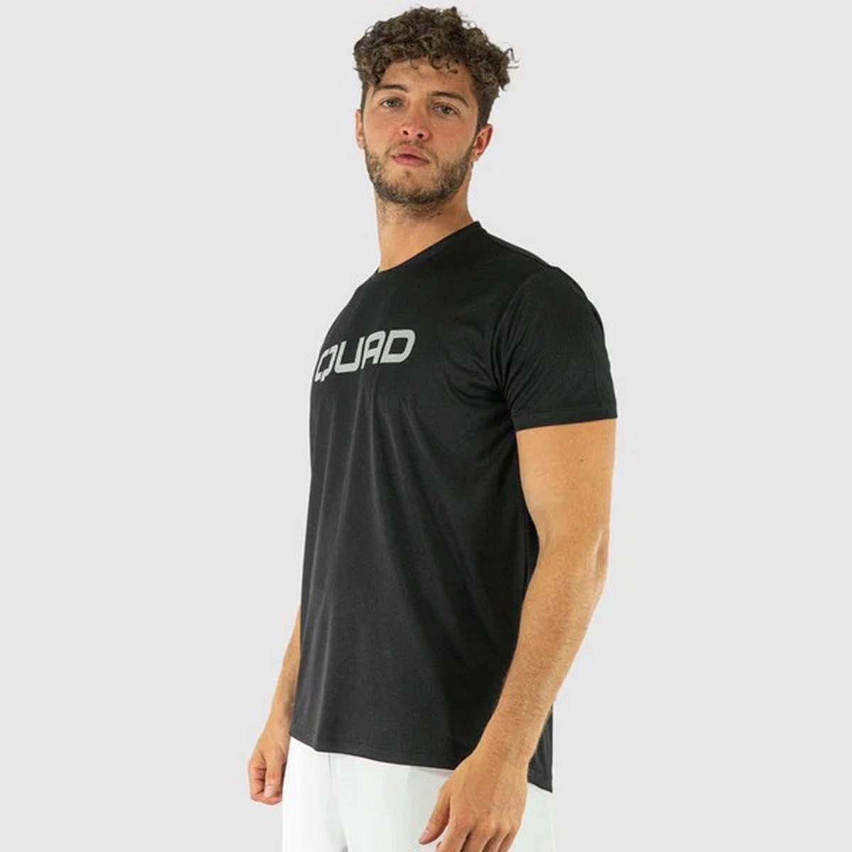 T-Shirt de Padel de Homem Essential - Preto 2