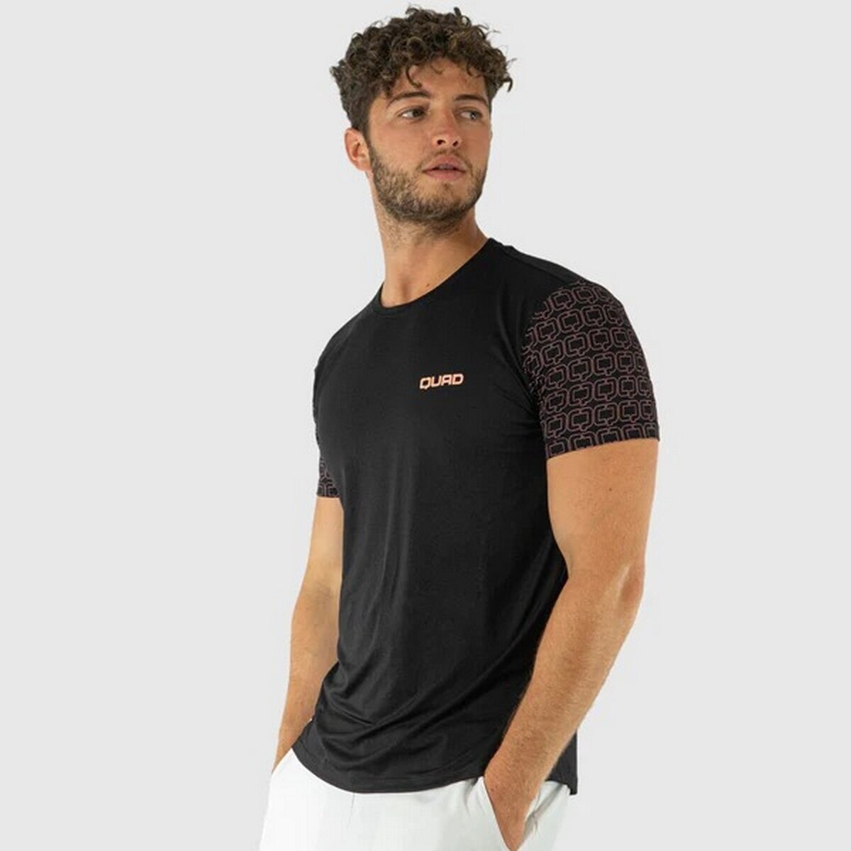 T-Shirt de Padel de Homem - Preto 2