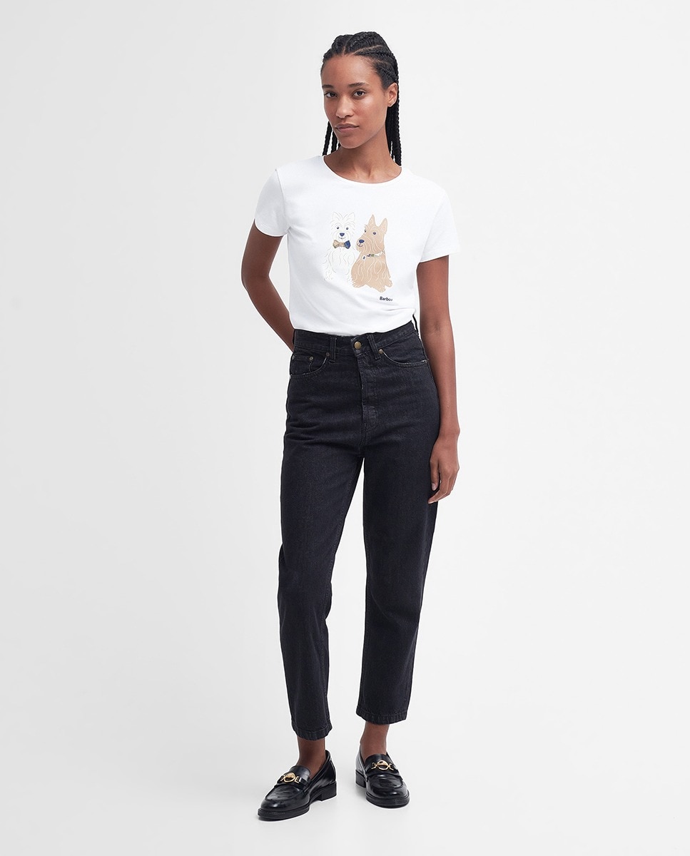 T-shirt de Mulher Highland Branco-3