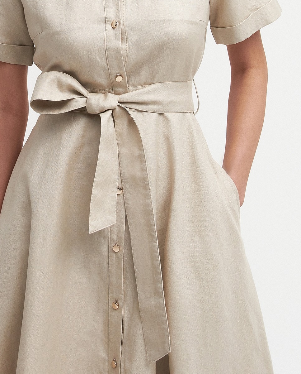Vestido de Mulher Margaret Bege-5