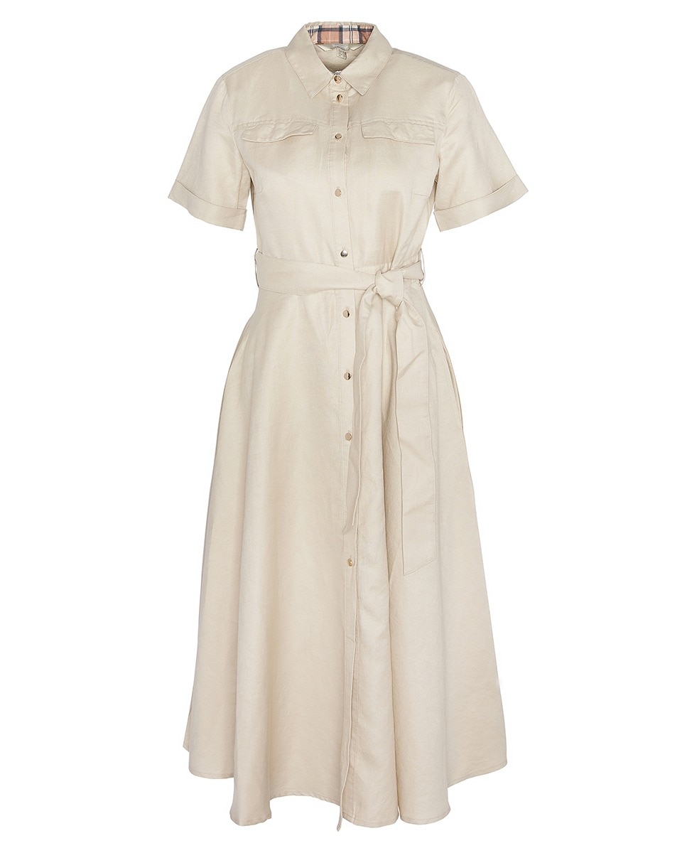 Vestido de Mulher Margaret Bege-6