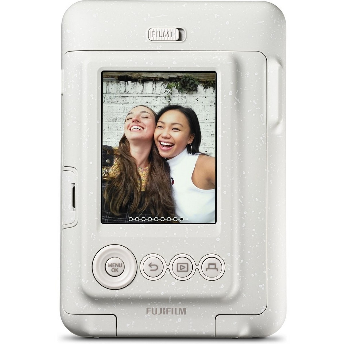Máquina Fotográfica Instantânea Híbrida Fujifilm Instax Mini LiPlay Branco-3