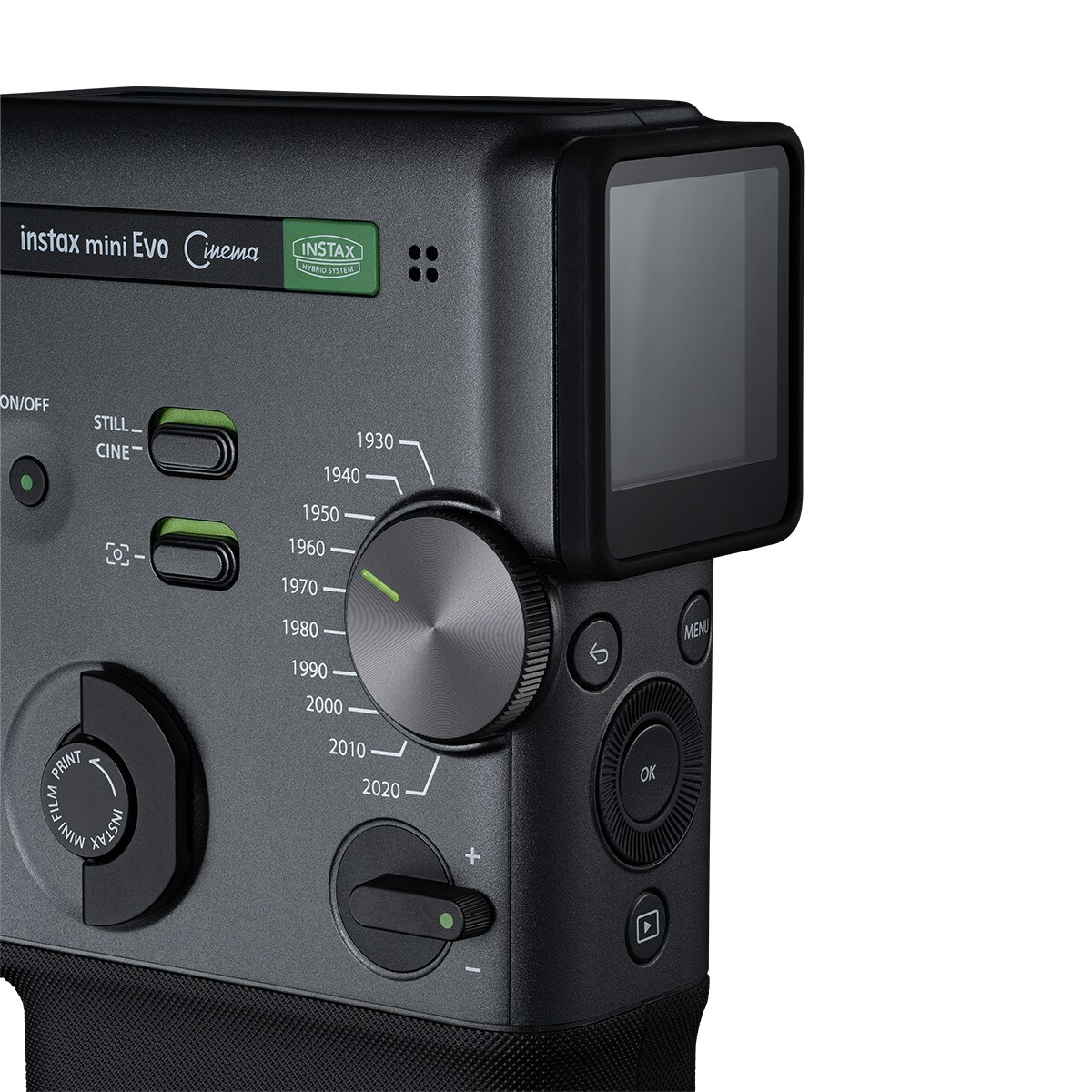 Câmara Híbrida Instantânea Instax Mini Evo Cinema Preto-10