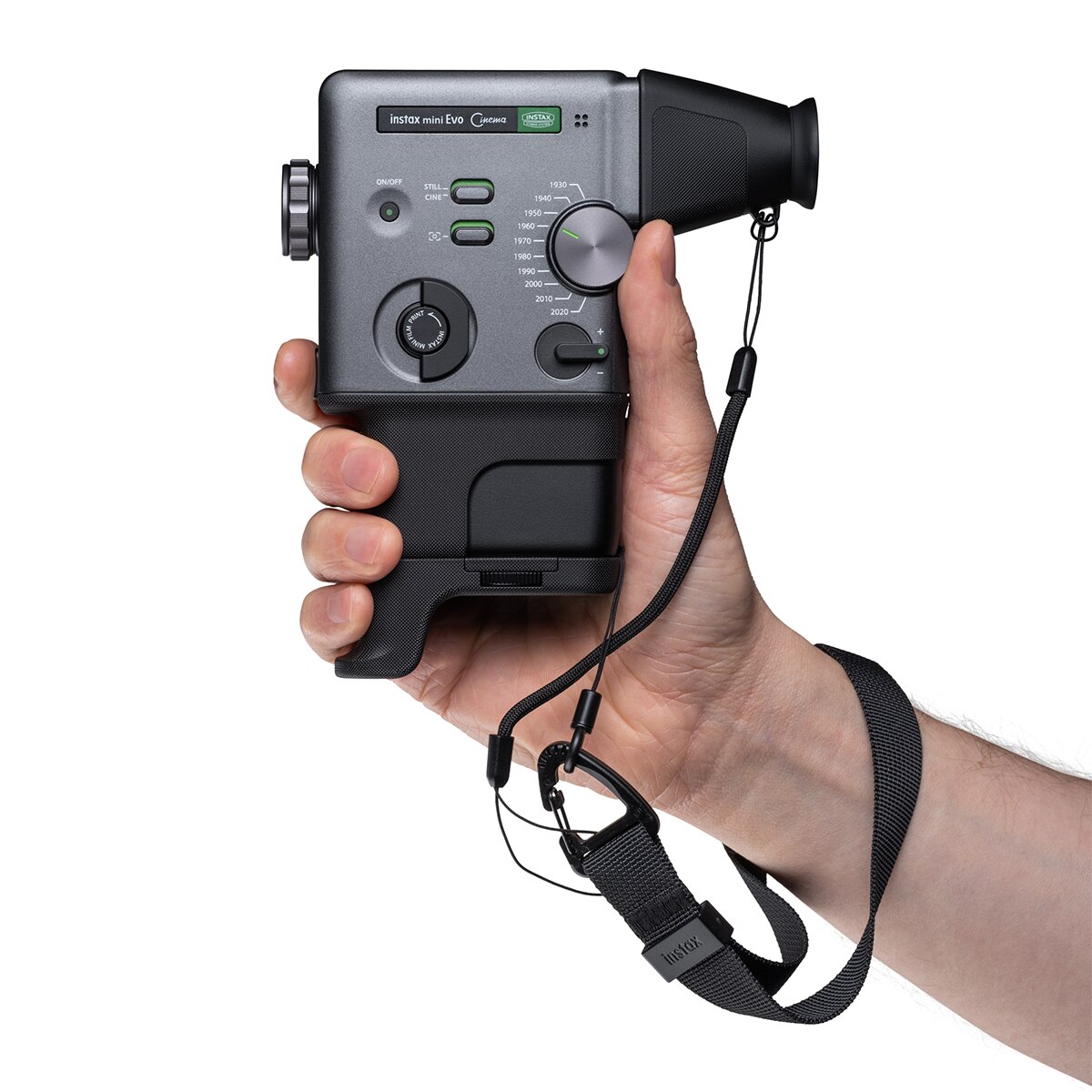 Câmara Híbrida Instantânea Instax Mini Evo Cinema Preto-12