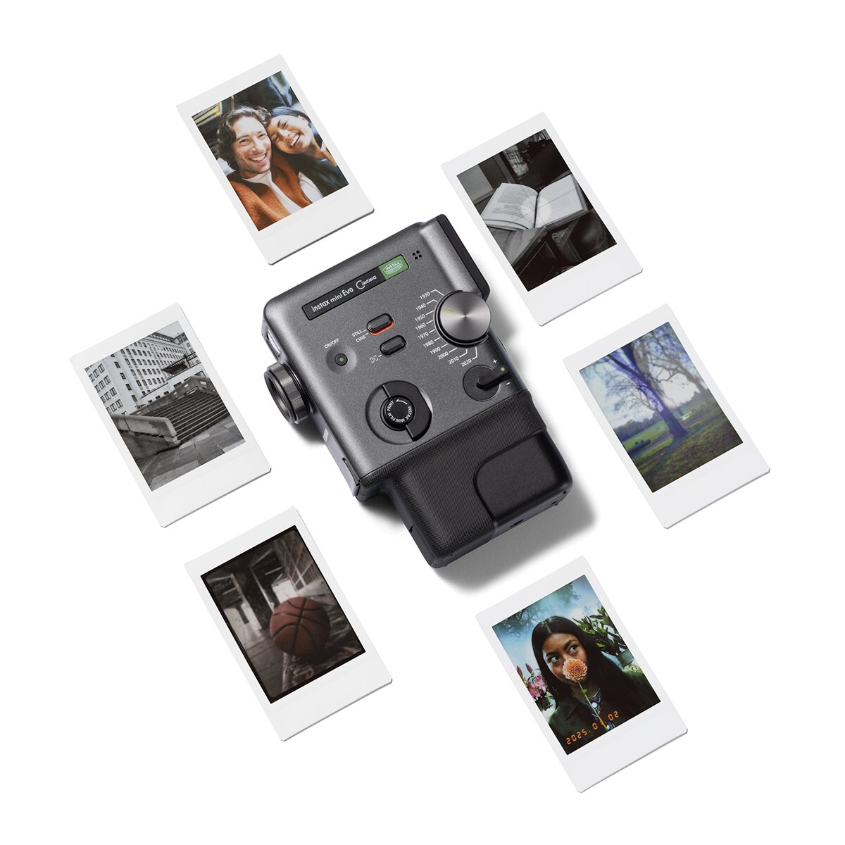 Câmara Híbrida Instantânea Instax Mini Evo Cinema Preto-13