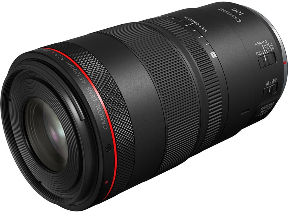 Objetiva Canon RF 100MM F:2.8L Macro IS USM Preto-2