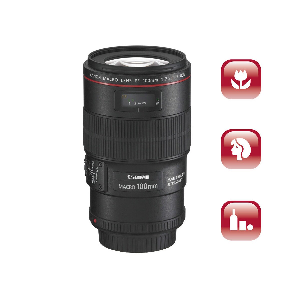 Objectiva Canon EF 100mm f/2.8L Macro IS USM 1