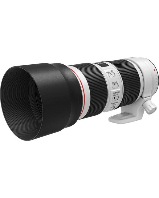 Objetiva Canon EF 70-200 mm f/4L IS II USM - Cinzento/Preto 1