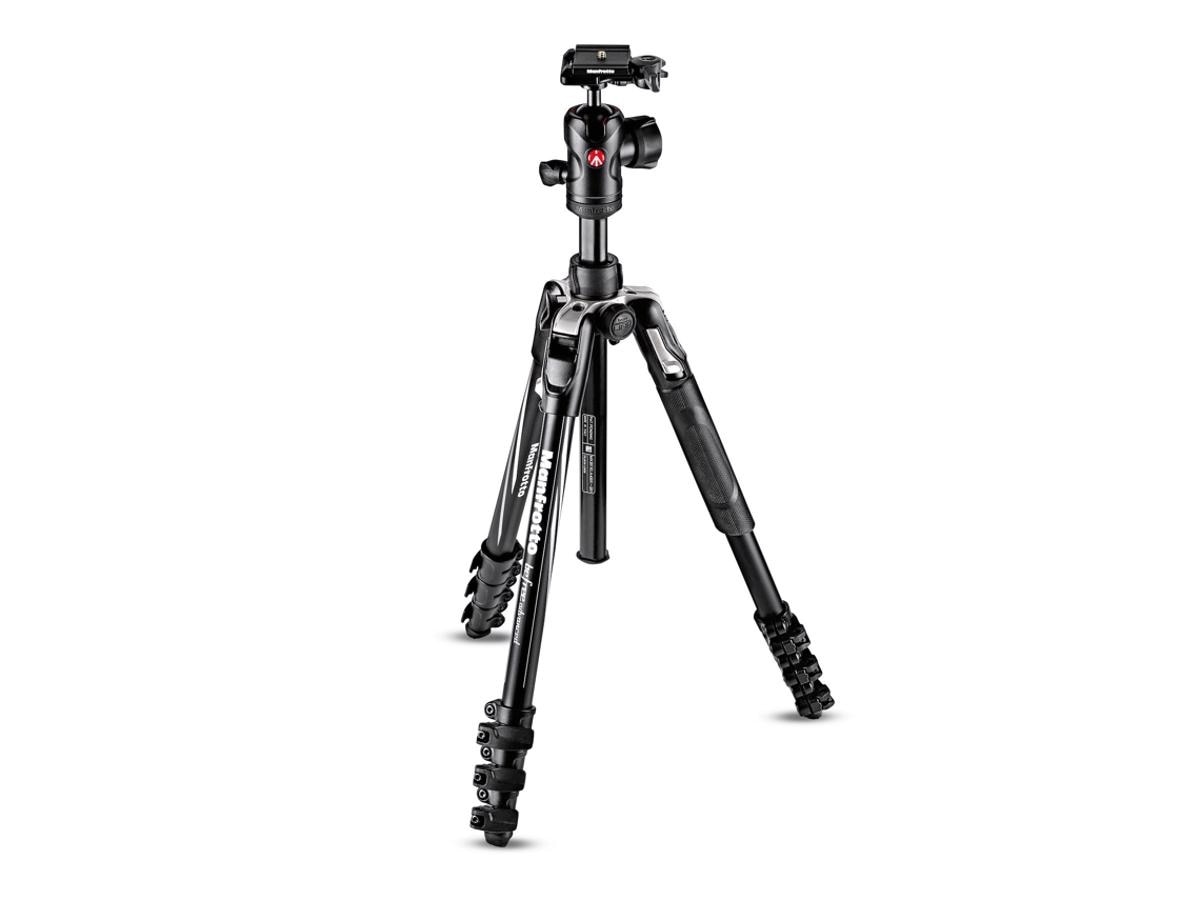 Tripé Manfrotto Befree Advanced com Altura Máxima de 151 cm - Alumínio Preto-1