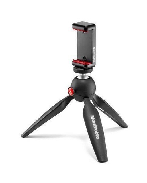 Tripé Manfrotto Pixi Smart MKPIXICLAMP-BK - Preto 1